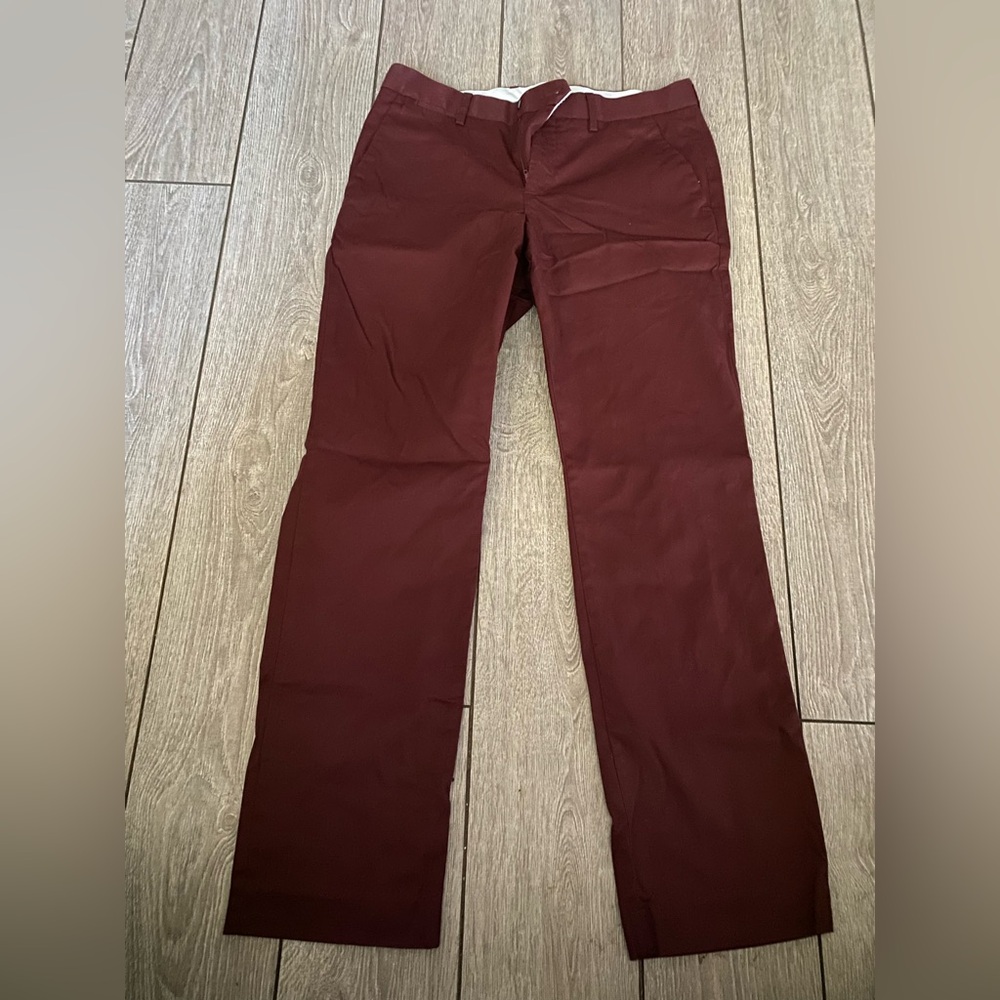 Express Photographer Pants Burgundy size 29/30